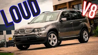 BMW E53 X5 4.4L 0-100 kmh Acceleration Test 0-62 mph V8 N62 Stats Review