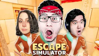 Попали в КОМНАТУ ЗАГАДОК (Escape Simulator)
