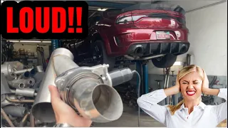 HOW TO MAKE YOUR DODGE 392 EXTREMELY LOUD BUT NOT RICER FOR $300 (SPELAB ACTIVE EXHAUST CUTOUT)