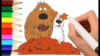 The Secret Life of Pets 2 coloring (Тайная жизнь домашних животных 2 раскраска)