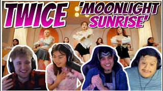 Moonlight Sunrise! First reaction to TWICE with our friend #twice #twicereaction #moonlightsunrise