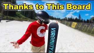 I Learned a NEW Snowboard Trick