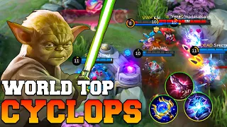 Cyclops Crazy Lifesteal with Brutal Damage!! - Build Top 1 Global Cyclops ~ MLBB