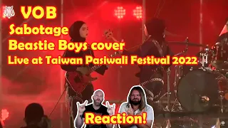 Musicians react to hearing VOB - Sabotage (Beastie Boys cover) Live at Taiwan Pasiwali Festival 2022