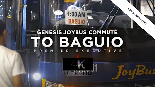Genesis Joy Bus commute to Baguio | Commuting by Bus Baguio experience |  A bus ride to Baguio in 4K