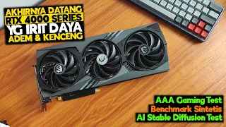 MAKNYUS!! RTX 40 Series Yg Adem, Iirt Daya, Lebih Murah - MSI GeForce RTX 4060 Ti Gaming X Trio