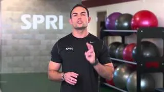 SPRI Braided Xertube: Bicep Curl Front Raise Exercise