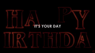 Happy Birthday Stranger Things