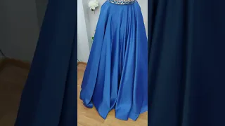 Новое вечернее платье синее расшитое камнями выпускное выпускной помолвка ПРОДАЖА