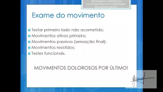 Avaliação musculoesquelética