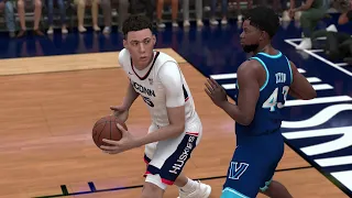 UConn vs Villanova - NCAA Basketball 2/24/2024 Full Game Highlights - NBA 2K24 Sim