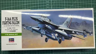 Hasegawa F-16A Plus Fighting Falcon U.S. Air Force Tactical Fighter 1/72 Scale Model Aircraft