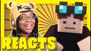 REACTING TO Funny animation by DanTDM