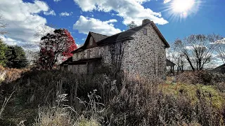 Huge 213 year old Abandoned Colonial House Up North in Pennsylvania