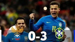 Russia vs Brazil 0-3 - All Goals & Extended Highlights RÉSUMÉ & GOLES 23/03/2018