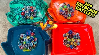 100 Beyblade Marathon Battle! (INSANE METAL FIGHT!)