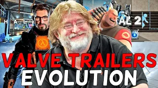 An Actually Accurate Evolution of Valve Games Trailers