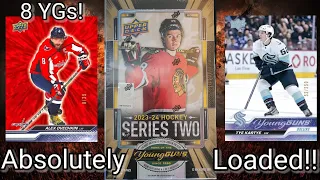 Case Hit!! 2023-24 Upper Deck Series 2 Hockey Hobby Box Break!!