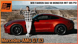Mercedes-AMG GT 63 im Test (2024) Wir fahren das V8 Monster mit 585 PS! Fahrbericht | Review | V8