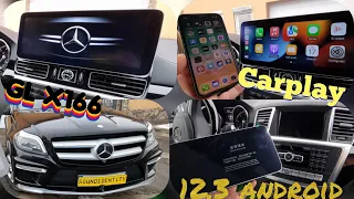 MERCEDES ML GL X166 ANDROID 11 6GB RAM 12.3 INCHI BIG MONITOR ( 2011-2015 atentie difera 2015+)