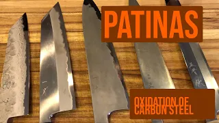 Knife Knowledge/Knife basics: Patinas - Protective Rusting! Oxidation on carbon steel blades!