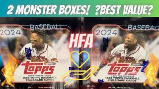 🔥 Monster Boxes! 2024 Topps Series 1 ⚾️  ** Best Retail Value? **