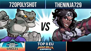 720Polyshot vs TheNinja729 - Top 8 - BCX Singles Finals 2021 - EU 1v1