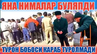 ЯНА НИМАЛАР БУЛЯПДИ ТУРОН БОБОСИ КАРАБ ТУРОЛМАДИ