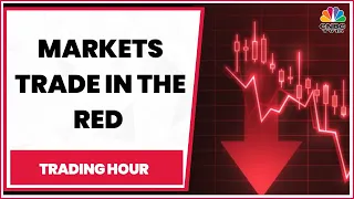 Markets Trade In The Red With Nifty Below 18,200 | Trading Hour | CNBC-TV18