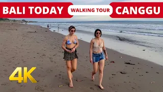 🇮🇩 BALI CANGGU TODAY | Virtual Walking Tour in CANGGU BALI Indonesia | Bali Travel Vlog | Bali 2023