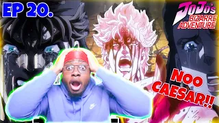 CAESAR NO!! Shocking Twist in Jojo's Bizarre Adventure: Battle Tendency Episode 20 Reaction