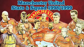 Manchester United Squad Stats & Bio 1998/1999