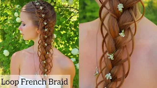 Loop French Braid | Hairstyles for Long Hair | How to Braid Own Hair