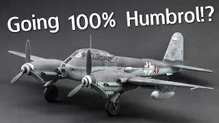 Built Using ONLY Humbrol Products? Airfix Me-410A-1/U2 & U4 Model Kit in 1/72 Scale - Build & Review