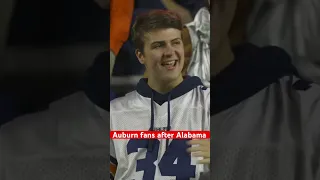 Auburn fans before & after Iron Bowl 😂😂😂 #RollTide