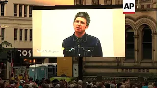 Noel Gallagher leads mass singalong to mark anniversary of Manchester attack