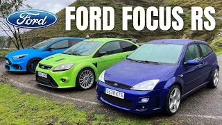 TRIPLE AMENAZA, FORD FOCUS RS EN ACCIÓN