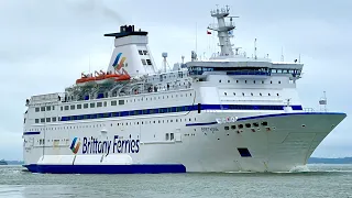 MV Bretagne Arrives at Portsmouth, 11/4/24