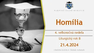 Homília - 4. veľkonočná nedeľa B (21.4.2024)