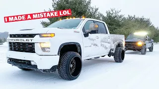 I MADE MY 2020 DURAMAX COMPLETELY USELESS OFFROAD... FT. Jeep Winner Takes Delivery!!!
