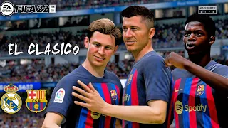 FIFA 22 - Real Madrid vs Barcelona - UEFA Champions League Ft. Lewandowski