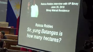 Audio recording of Binay interview‎ on Batangas property bared