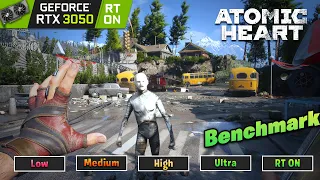 Atomic Heart - RTX 3050 8GB Benchmark - RayTracing On | Ultra | High | Medium | Low | I5 9400f