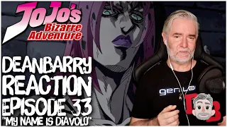 JJBA (Golden Wind)  Episode 33 "My Name Is Diavolo" REACTION