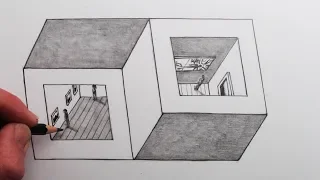 How to Draw an Optical Illusion: Two Cubes