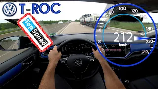 VOLKSWAGEN T-ROC: TOP SPEED