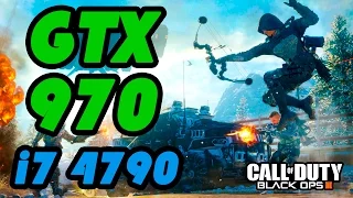 Call of Duty Black Ops III GTX 970 OC & i7 4790 | 1080p Max Settings | FRAME-RATE TEST #2