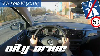 VW Polo 1.0 TSI (2019) - City Test Drive POV