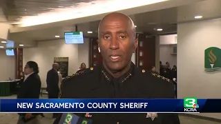 Jim Cooper sworn in as Sacramento County’s first Black sheriff