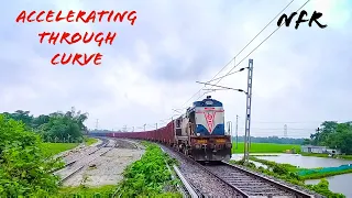 WDM-3A ALCo Hard Core Chugging in Rain